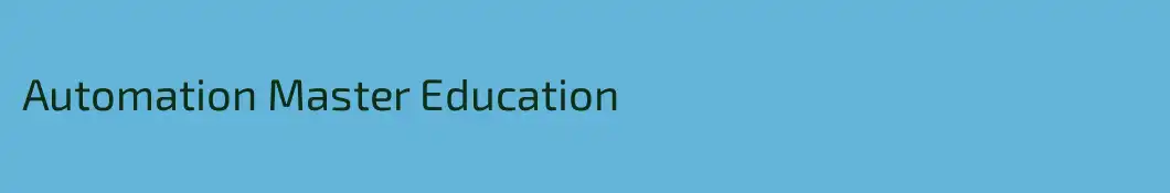 Automation Master Education